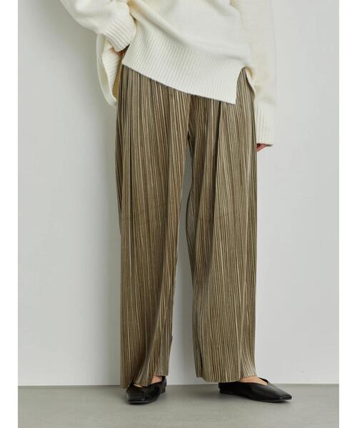 AMERICAN HOLIC（アメリカンホリック）の「プリーツワイドパンツ（その他パンツ・レディース・チャコールグレー/モカ/グレイッシュベージュ・MEDIUM/LARGE）」の9枚目の写真