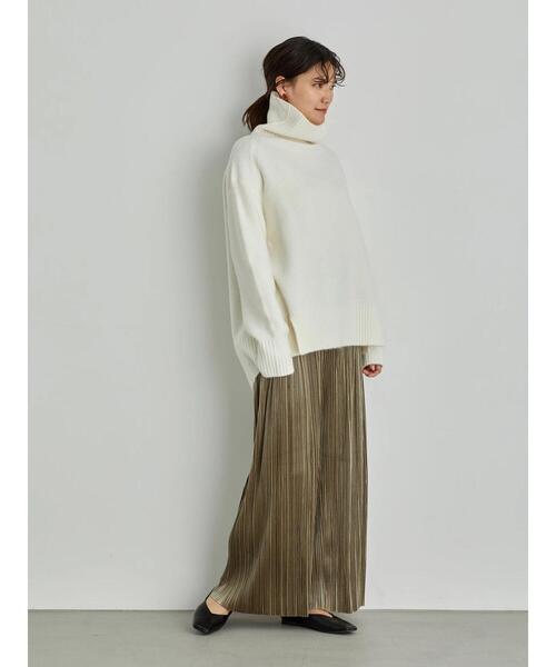 AMERICAN HOLIC（アメリカンホリック）の「プリーツワイドパンツ（その他パンツ・レディース・チャコールグレー/モカ/グレイッシュベージュ・MEDIUM/LARGE）」の14枚目の写真