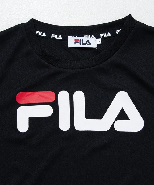 FILA(フィラ)の「【FILA/フィラ】ワンポイント デカロゴ プリント ドライ 長袖 Tシャツ ロンT クルーネック(Tシャツ/カットソー・レディース・ホワイト/ブラック/ネイビー/サックスブルー/ホワイト系その他/ブラック系その他/ブルー系その他/ピンク系その他/ライトピンク/ブルー系その他2・LL/M/L)」の19枚目の写真