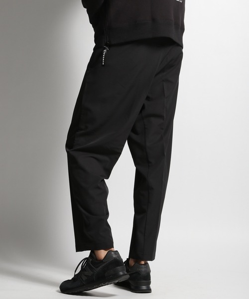 トゥモローランド　スラックス　ワイドテーパード　ブラック1本ネイビー1本　計2本 セール】 コンパクトナイロン イージースラックス （スラックス