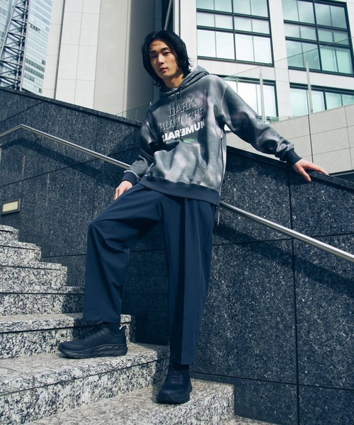 トゥモローランド　スラックス　ワイドテーパード　ブラック1本ネイビー1本　計2本 TOMORROWLAND スラックス Super120'sウールポリエステル 1