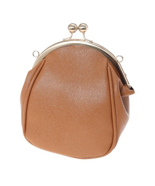 fifth(フィフス)の「がま口ポシェットバッグ(ショルダーバッグ・レディース・キャメル/ホワイト・FREE)」の3枚目の写真