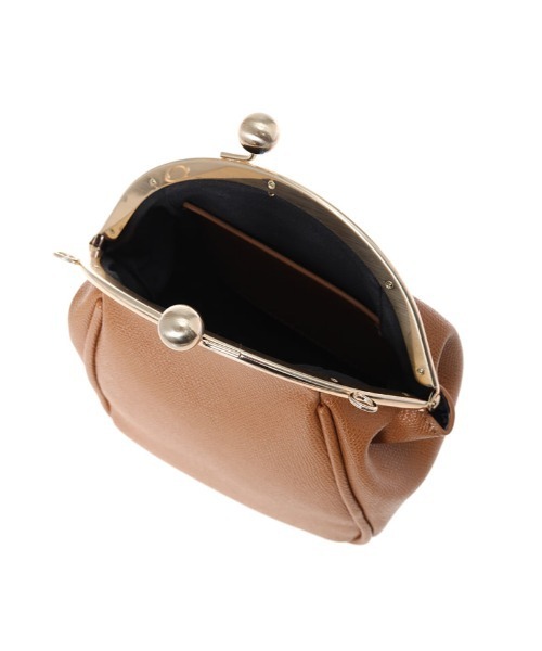 fifth(フィフス)の「がま口ポシェットバッグ(ショルダーバッグ・レディース・キャメル/ホワイト・FREE)」の4枚目の写真