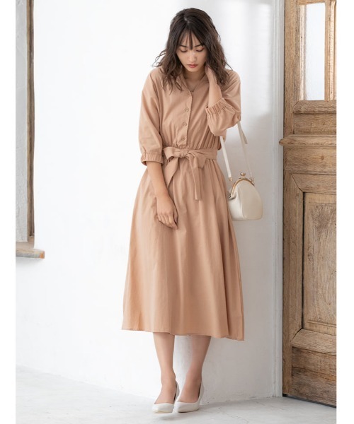 fifth(フィフス)の「がま口ポシェットバッグ(ショルダーバッグ・レディース・キャメル/ホワイト・FREE)」の5枚目の写真