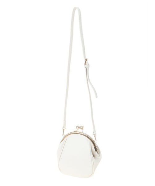 fifth(フィフス)の「がま口ポシェットバッグ(ショルダーバッグ・レディース・キャメル/ホワイト・FREE)」の6枚目の写真