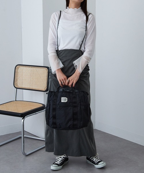 Fredrick Packers] Tote Bag Mother'S Bag 210D Tipi Tote Black
