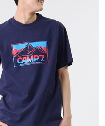 CAMP7 | 【CAMP7】マウンテンロゴプリントTシャツ(Tシャツ/カットソー)