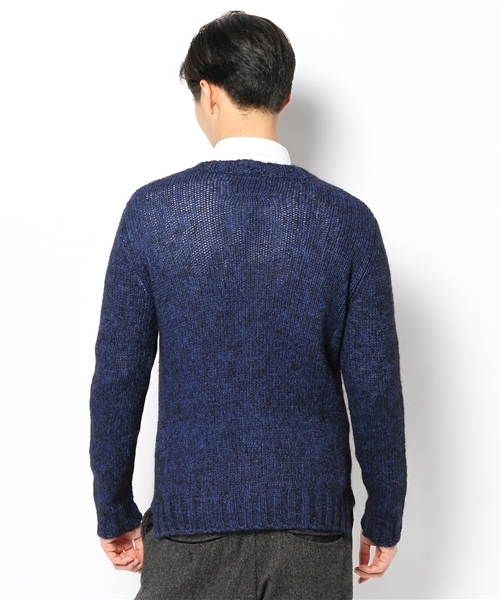 ESTNATION（エストネーション）の「LANEUS ニットカーティガン（カーディガン/ボレロ・メンズ・ブルー/レッド・46/44）」の5枚目の写真