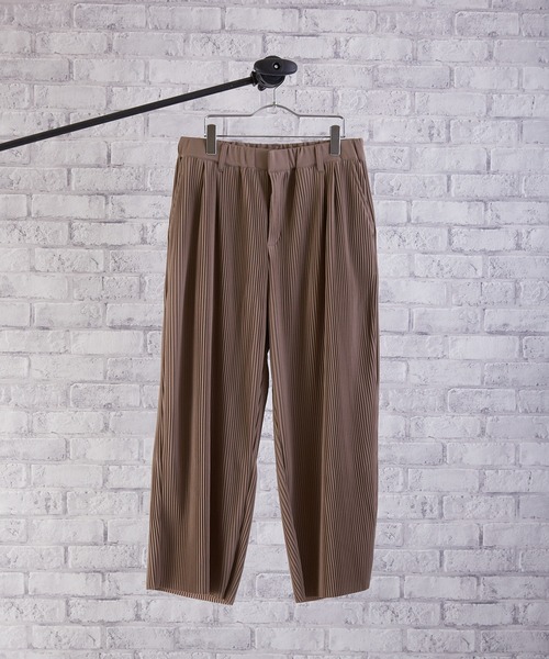 VIBGYOR(ヴィブジョー)の「VIBGYOR Select/クレープワイドパンツ(BL)(その他パンツ・レディース・ブラック/グレー/ブルーグレー/グレイッシュベージュ・MEDIUM/LARGE)」の4枚目の写真
