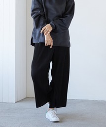 VIBGYOR Select/クレープワイドパンツ(BL)