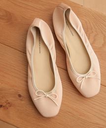 サテンバレエシューズ