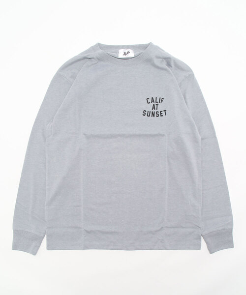 B.I.D.(ビーアイディー)の「《Bl》バックプリント長袖Tシャツ クルーネック(Tシャツ/カットソー・メンズ・ホワイト/ブラック/グレー/ベージュ・MEDIUM/LARGE)」の3枚目の写真
