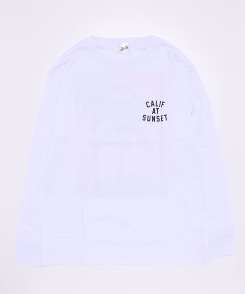 B.I.D.(ビーアイディー)の「《Bl》バックプリント長袖Tシャツ クルーネック(Tシャツ/カットソー・メンズ・ホワイト/ブラック/グレー/ベージュ・MEDIUM/LARGE)」の1枚目の写真