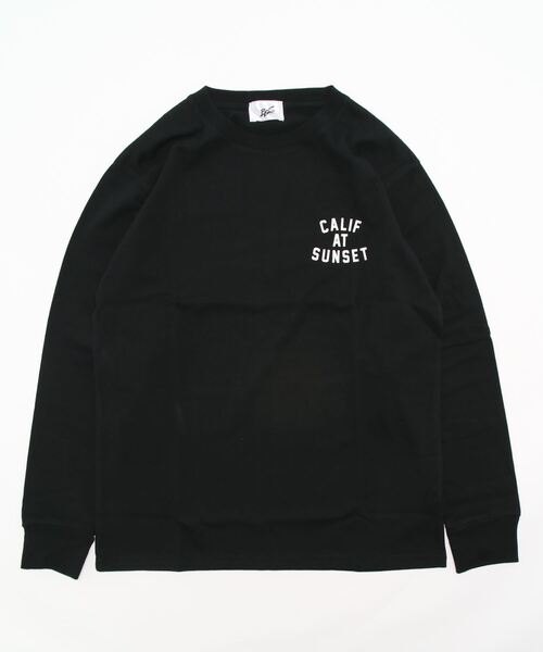 B.I.D.(ビーアイディー)の「《Bl》バックプリント長袖Tシャツ クルーネック(Tシャツ/カットソー・メンズ・ホワイト/ブラック/グレー/ベージュ・MEDIUM/LARGE)」の2枚目の写真