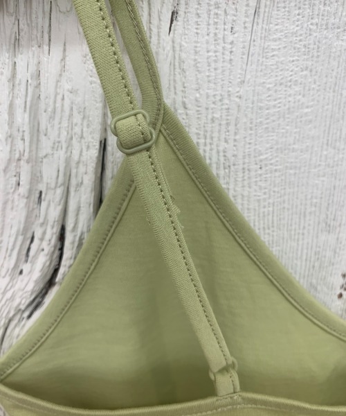 Kastane（カスタネ）の「メッシュ編みポロニット（キャミ付き）（ニット/セーター・レディース・グリーン系その他/インディゴブルー/オフホワイト・FREE）」の13枚目の写真