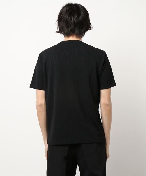 MONSIEUR NICOLE（ムッシュニコル）の「ブリスターメランジジャカードTシャツ（Tシャツ/カットソー・メンズ・ブラック/ブラウン/ホワイト/グレー/テラコッタ/ダークブルー・MEDIUM/LARGE/X-LARGE）」の13枚目の写真