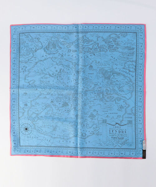 manipuri（マニプリ）の「【manipuri/ マニプリ】シルクリバーシブルスカーフ（バンダナ/スカーフ・レディース・パープル系その他3/ベージュ系その他3/イエロー系その他3・FREE）」の4枚目の写真