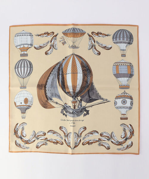 manipuri（マニプリ）の「【manipuri/ マニプリ】シルクリバーシブルスカーフ（バンダナ/スカーフ・レディース・パープル系その他3/ベージュ系その他3/イエロー系その他3・FREE）」の16枚目の写真