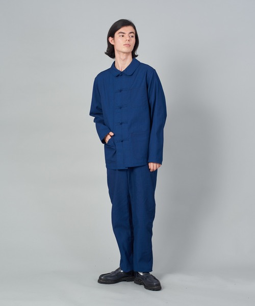 美品　ル サン パレイユ フレンチワーク　チャイナジャケット 42サイズ Le Sans Pareil / ルサンパレイユ 】 FRENCH CHINA JACKET homme