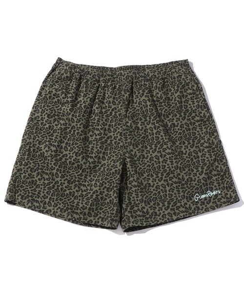 FREAK'S STORE（フリークスストア）の「WEB限定 GREENROOM×FREAK'S STORE/グリーンルーム 別注 ワイドイージーショーツ/セットアップ対応/レオパード柄（チノパンツ・メンズ・グリーン系その他/レオパード/ベージュ/ブラック/ブルー・SMALL/LARGE/MEDIUM）」の13枚目の写真