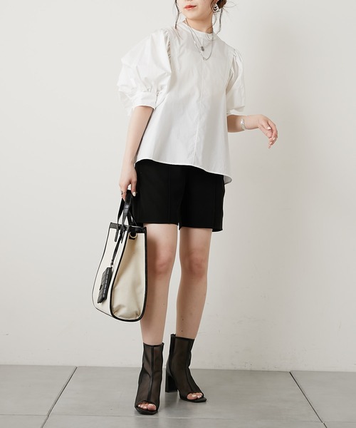 Chico（チコ）の「パスケース付パイピングスクエアトート（トートバッグ・レディース・ブラック/ブラウン/アイボリー・FREE）」の11枚目の写真