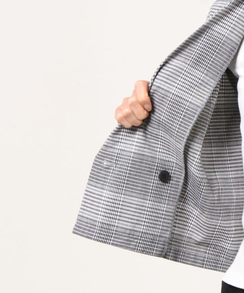 WEGO（ウィゴー）の「WEGO/ショートテーラードジャケット（テーラードジャケット・レディース・グレー系その他2/ベージュ系その他2・FREE）」の9枚目の写真