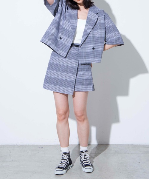 WEGO（ウィゴー）の「WEGO/ショートテーラードジャケット（テーラードジャケット・レディース・グレー系その他2/ベージュ系その他2・FREE）」の14枚目の写真