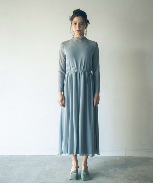 kaene（カエン）の「ドットシフォン オールインワン（つなぎ