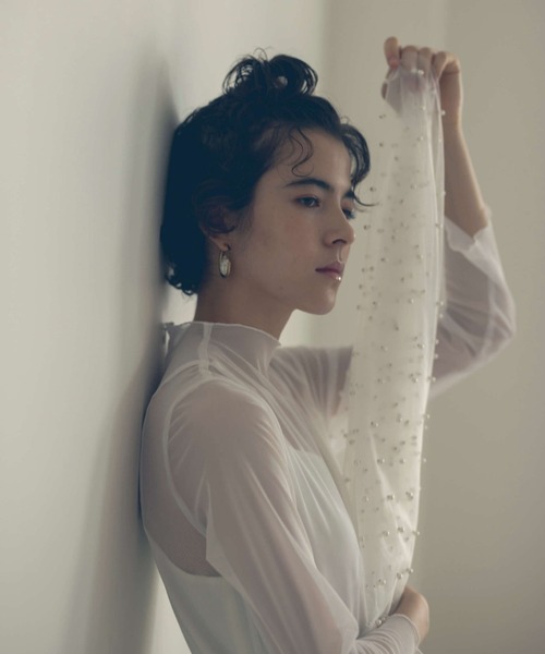 kaene（カエン）の「チュールメロウオールインワン（つなぎ/オールインワン・レディース・ブラック/ミント/オフホワイト・38/36/34）」の16枚目の写真