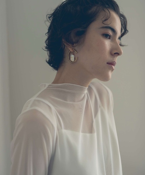 kaene（カエン）の「チュールメロウオールインワン（つなぎ/オールインワン・レディース・ブラック/ミント/オフホワイト・38/36/34）」の17枚目の写真