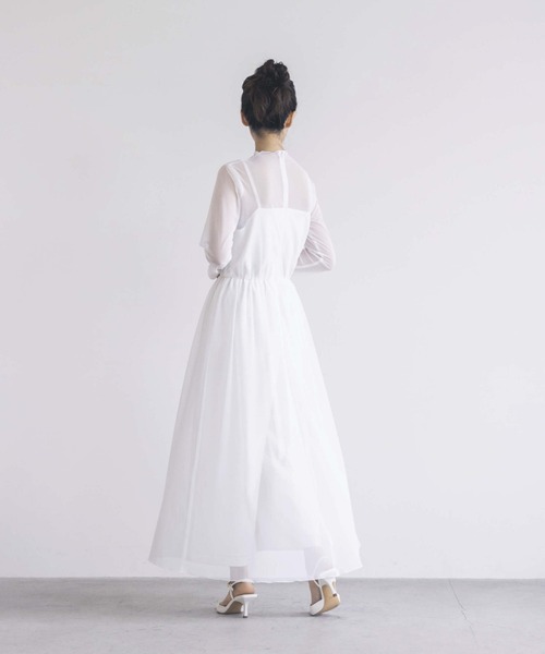 kaene（カエン）の「チュールメロウオールインワン（つなぎ/オールインワン・レディース・ブラック/ミント/オフホワイト・38/36/34）」の5枚目の写真