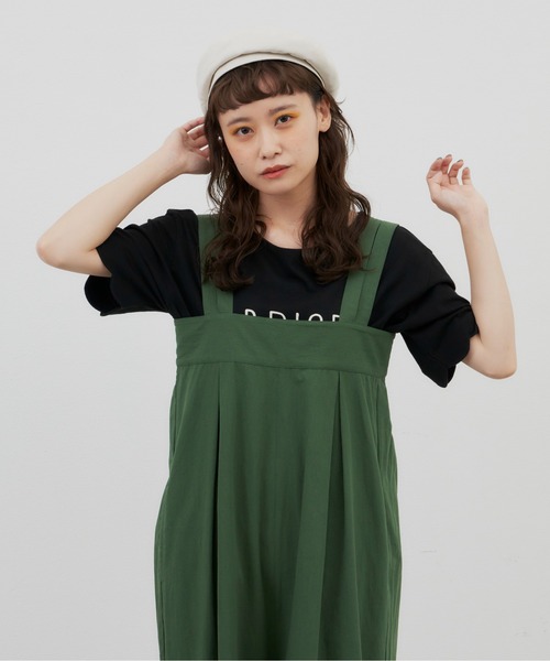 MERLOT(メルロー)の「スカラップスリーブプリントTee(Tシャツ/カットソー・レディース・オフホワイト/ブラック/ライトブルー・FREE)」の14枚目の写真