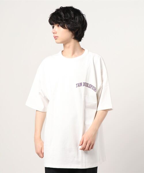 TAIN DOUBLE PUSH Tシャツ リバーシブル XL ビック　人気 ROYAL FLASH（ロイヤルフラッシュ）の「【別注】TAIN DOUBLE