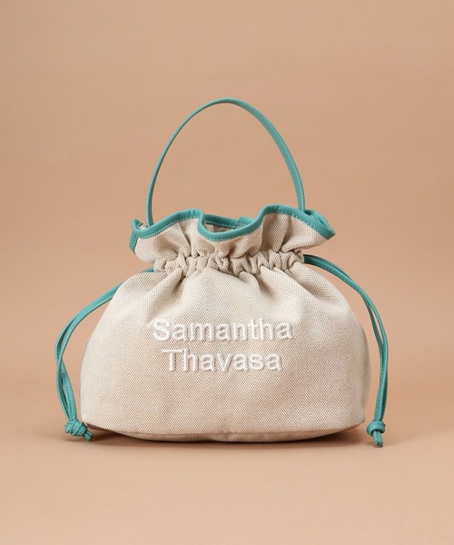 Samantha Thavasa（サマンサタバサ）の「巾着付きビニールトートバッグ（トートバッグ・レディース・ホワイト/レッド/エメラルド/ブラック・FREE）」の6枚目の写真