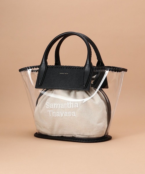 Samantha Thavasa（サマンサタバサ）の「巾着付きビニールトートバッグ（トートバッグ・レディース・ホワイト/レッド/エメラルド/ブラック・FREE）」の19枚目の写真