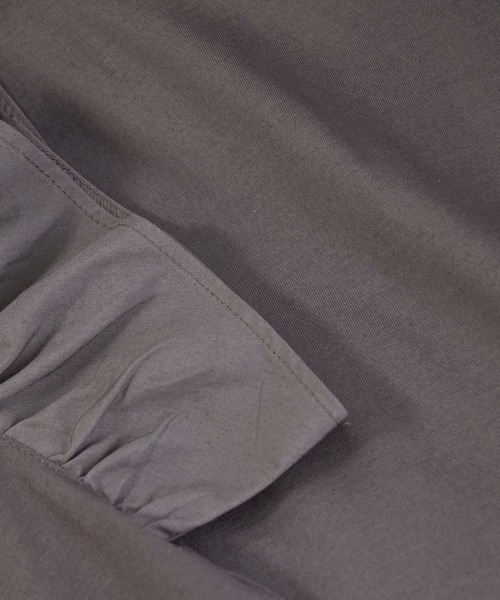 ROPE' PICNIC（ロペピクニック）の「【2WAY】フリルカットソー（Tシャツ/カットソー・レディース・ホワイト/チャコールグレー/ラベンダー/グリーン系その他/ピンク系その他2・38）」の9枚目の写真