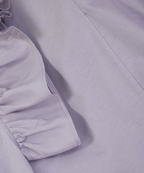 ROPE' PICNIC（ロペピクニック）の「【2WAY】フリルカットソー（Tシャツ/カットソー・レディース・ホワイト/チャコールグレー/ラベンダー/グリーン系その他/ピンク系その他2・38）」の18枚目の写真