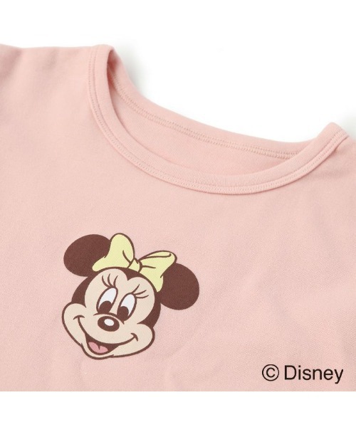 AJUGA.（アジュガ）の「KIDS Set up 巾着付　MINNIE Baby Pink×Beige【AJUGA.ディズニーコレクション】（Tシャツ/カットソー・キッズ・ピンク・90cm/110cm/100cm/120cm）」の5枚目の写真