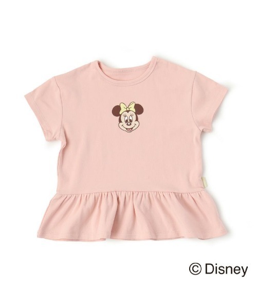 AJUGA.（アジュガ）の「KIDS Set up 巾着付　MINNIE Baby Pink×Beige【AJUGA.ディズニーコレクション】（Tシャツ/カットソー・キッズ・ピンク・90cm/110cm/100cm/120cm）」の6枚目の写真