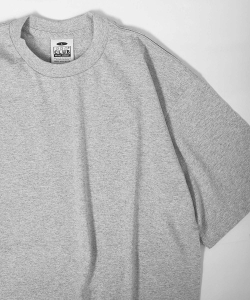PRO CLUB (プロクラブ)の「PRO CLUB/プロクラブ 6.5オンス ビッグシルエット ヘビーウェット クルーネック Tシャツ/無地T(Tシャツ/カットソー・メンズ・ネイビー/グレー/グリーン/ホワイト/ブラック/チャコールグレー・LARGE/X-LARGE/MEDIUM)」の4枚目の写真