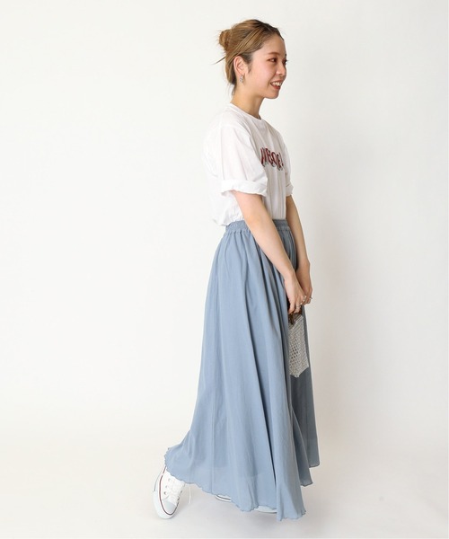 Simplicite（サンプリシテ）の「AWESOME ロゴTEE◆（Tシャツ/カットソー・レディース・ホワイト/ブラック・FREE）」の21枚目の写真