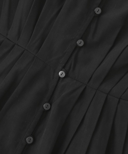 URBAN RESEARCH Sonny Label(アーバンリサーチサニーレーベル)の「Vネックタックブラウス(シャツ/ブラウス・レディース・ミント/ブラック/イエロー・FREE)」の8枚目の写真