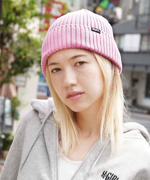 X-girl（エックスガール）の「COOL MAX KNIT CAP（ニット