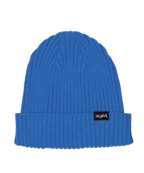 X-girl（エックスガール）の「COOL MAX KNIT CAP（ニットキャップ/ビーニー・レディース・ブラック/ブルー/ベージュ/ピンク・ONE SIZE）」の19枚目の写真