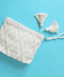 Jines | ジャガードZIPクラッチBAG(クラッチバッグ)