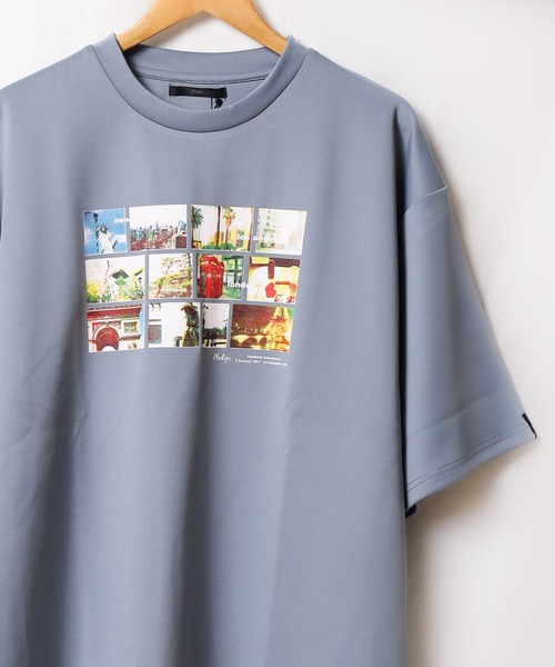 Pledge（プレッジ）の「/pledge/プリントBIGクルーネックTEE（Tシャツ/カットソー・レディース・ホワイト系その他/ブラック系その他/ベージュ系その他/ホワイト系その他2/ホワイト系その他3/ブラック系その他2/ブラック系その他3/ベージュ系その他2/ベージュ系その他3/ブルー系その他/ブルー系その他2/ブルー系その他3・LARGE/MEDIUM）」の10枚目の写真