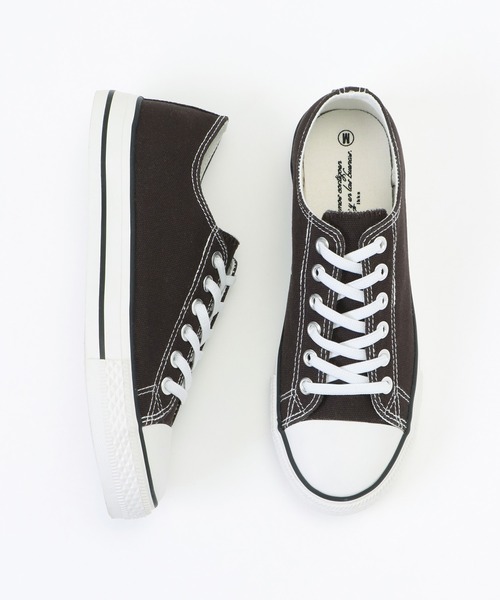 ikka（イッカ）の「【伸びる靴ひも】撥水キャンバススニーカー（スニーカー・レディース・オートミール/ブラック/オフホワイト/グレー/その他/ブルー/グリーン/ライトグレー/ライトブルー・L/XL/M）」の9枚目の写真