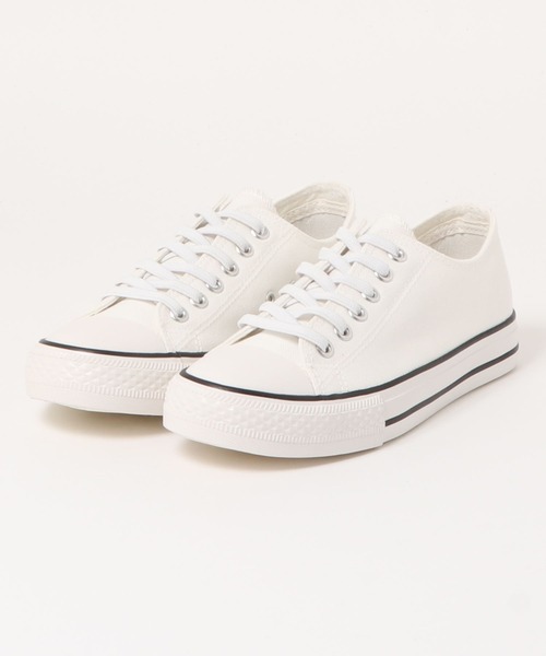 ikka（イッカ）の「【伸びる靴ひも】撥水キャンバススニーカー（スニーカー・レディース・オートミール/ブラック/オフホワイト/グレー/その他/ブルー/グリーン/ライトグレー/ライトブルー・L/XL/M）」の10枚目の写真