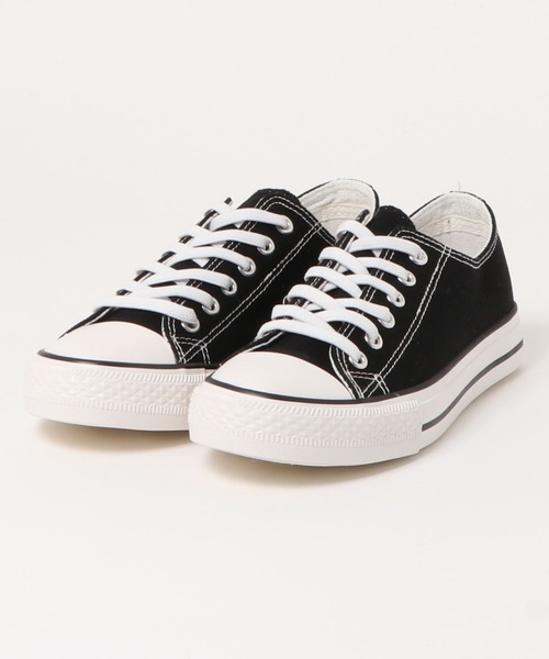 ikka（イッカ）の「【伸びる靴ひも】撥水キャンバススニーカー（スニーカー・レディース・オートミール/ブラック/オフホワイト/グレー/その他/ブルー/グリーン/ライトグレー/ライトブルー・L/XL/M）」の11枚目の写真