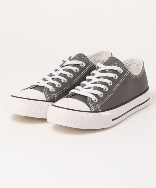 ikka（イッカ）の「【伸びる靴ひも】撥水キャンバススニーカー（スニーカー・レディース・オートミール/ブラック/オフホワイト/グレー/その他/ブルー/グリーン/ライトグレー/ライトブルー・L/XL/M）」の12枚目の写真